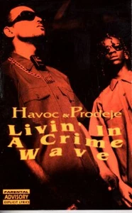 Havoc & Prodeje Livin In A Crime Wave 1993 Cassette Tape Album Rap Hiphop - Picture 1 of 2