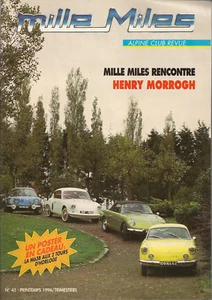 MILLE MILES 45 S1 1996 HENRY MORROGH ALPINE A106 ALPINE A110 REPLICA : MC 220 - Imagen 1 de 2