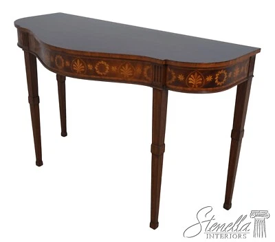 L65869EC: Mesa consola de caoba altamente incrustada Maitland Smith Foto 1 de 4
