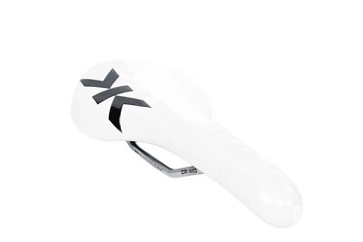 Sillín de bicicleta KORE Performance carretera montaña bicicleta Cr-Mo rieles asiento blanco Foto 1 de 4