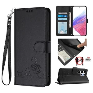 RFID SAFE Cards Wallet Phone Case Cover For Samsung Galaxy S25 Ultra S24 S23 S22 - Picture 1 of 96