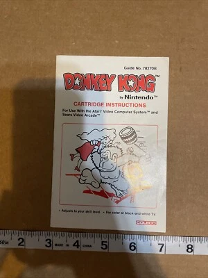 1981 ATARI 2600 DONKEY KONG MANUAL - Image 1 of 4