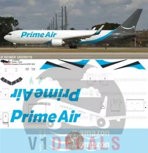V1 Decals Boeing 767-300WL Amazon Prime Air for 1/144 Zvezda Model Airplane Kit - Bild 1 von 8