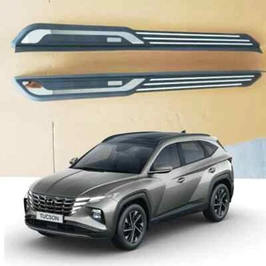 OEM FIT HYUNDAI TUCSON 2021-2024 ONWARD INTEGRATED RUNNING BOARDS SIDE STEPS - Picture 1 of 6