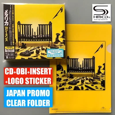 JAPAN ONLY PROMO CLEAR FOLDER +STICKER+ CD OBI INSERT! METALLICA 72 SEASONS 2023 - Bild 1 von 4