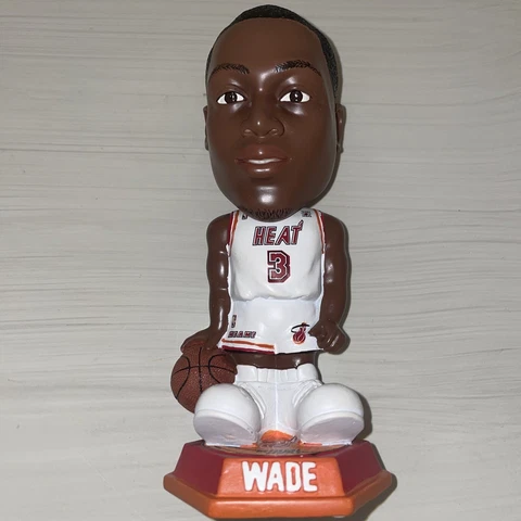 Dwayne Wade Miami Heat Knucklehead Big Head Bobblehead NBA 2007 NIB Cover