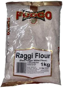 Fudco Raggi Red Finger Millet Flour 1kg - Picture 1 of 1