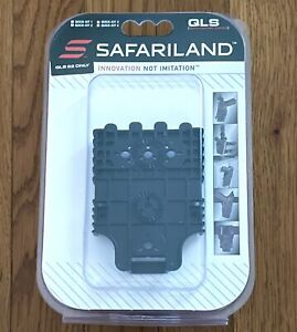 Safariland 6004-22-2 Quick Locking System Receiver Plate QLS 22 Single Kit Black
