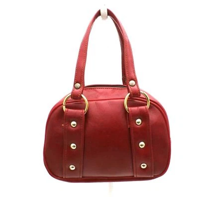 Mini lindo bolso vintage pequeño de vinilo rojo cereza años 70 Foto 1 de 4