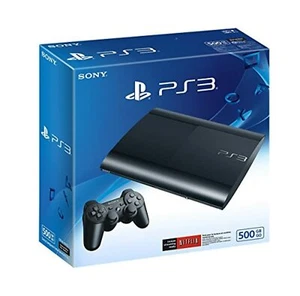 Sony PlayStation 3 500 GB Super Slim System PS3 Very Good 5Z - Picture 1 of 4
