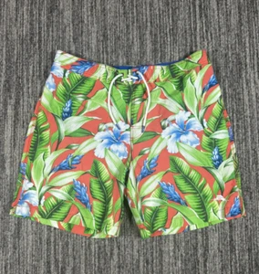Tommy Bahama Badehose Herren L Hawaii Shorts Floral Topical Baumwollmischung - Bild 1 von 9