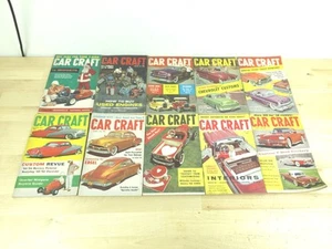 CAR CRAFT MAGAZINE 1956 1957 1958 LOT OF 8 VINTAGE DRAG RACING AUTOMOTIVE  - Picture 1 of 19