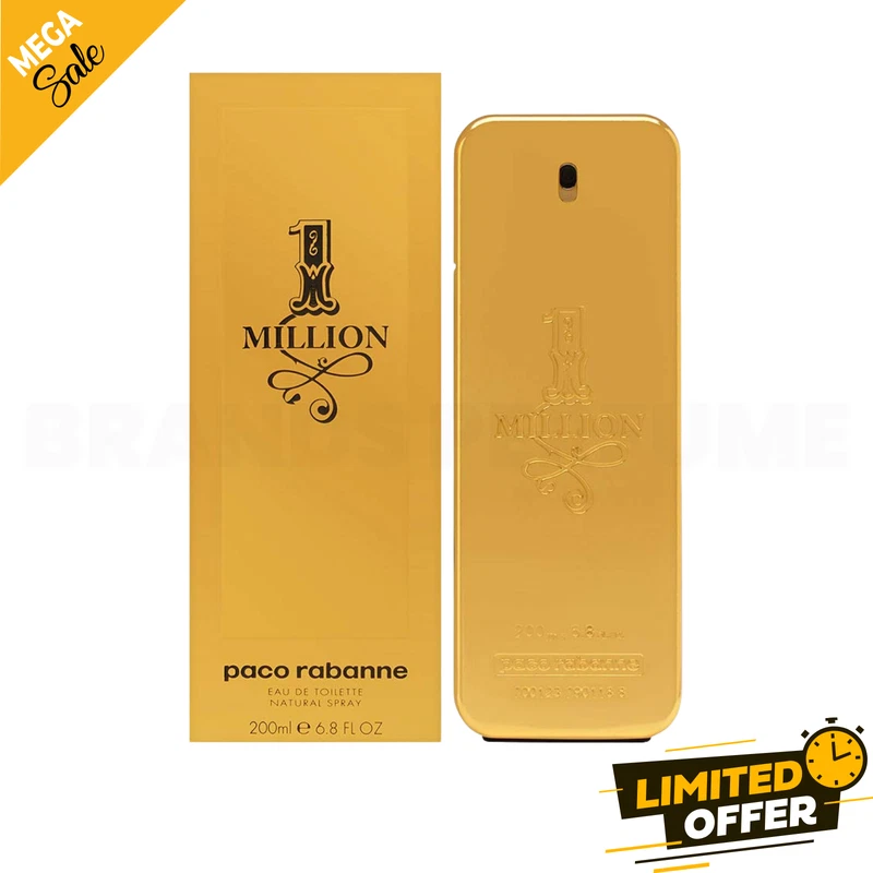 1 MILLION BY PACO RABANNE 6.7 FL.OZ. EDT SPRAY FOR MEN - Image 1 of 1