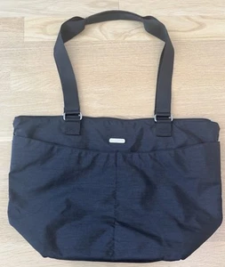Baggallini | Lightweight Travel Tote | Black Nylon | Front Pockets | Large - Picture 1 of 14