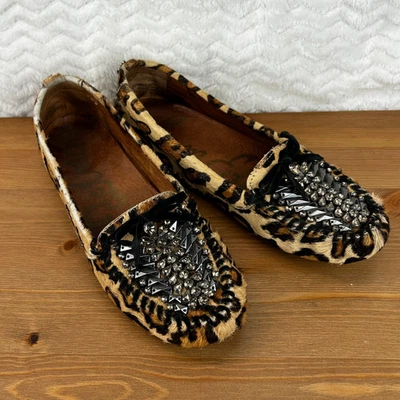 Sam Edelman Womens Slip On Shoes Calfskin Damen Jacques Beaded Moccasin Sz 6.5 M - Image 1 of 4