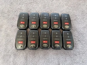 LOT OF 10 OEM TOYOTA TUNDRA SMART REMOTE OEM HYQ14FBX KEY FOB LOT TESTED - Picture 1 of 11
