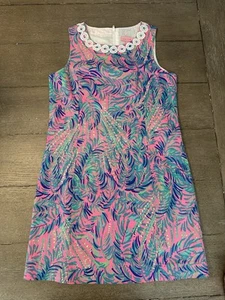 Girls 14 Lilly Pulitzer Mila Shift Dress - Picture 1 of 5