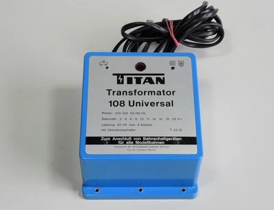 Titan - Trafo (108) Universal - 60 VA - zum Anschluss von Bahnschaltgeräten - Bild 1 von 3