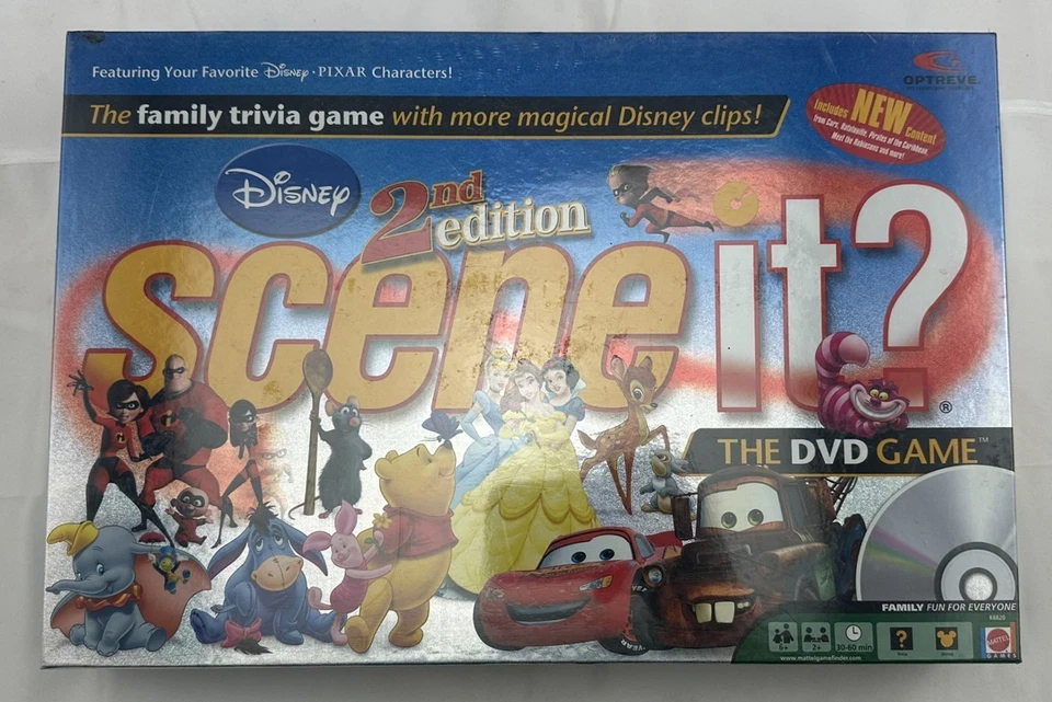 2007 Disney Scene It Game 2nd Edition by Mattel Brand New Sealed FREE SHIPPING - Image 1 of 2