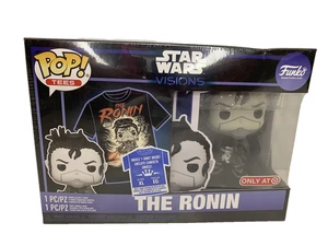 Funko Pop Tees Star Wars Visions The Ronin Figur & T-Shirt Größe XL Sealed Neu im Karton - Bild 1 von 7