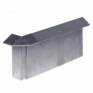 Eckverbinder für Schneckenabwehrblech, verzinkt, silber (1 Stück) - Bild 1 von 1