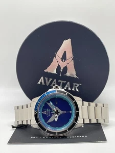 Citizen Eco-Drive Herren Silber Band Blaues Zifferblatt Wasserdicht Avatar Armbanduhr - Bild 1 von 12