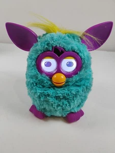 Juguete electrónico interactivo Hasbro Furby Lagoona 2012 verde azulado púrpura FUNCIONA probado - Imagen 1 de 10