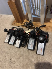 Atari 7800 Controller Pro Line CX-24 Joystick Vintage Untested OEM Lot Of 5