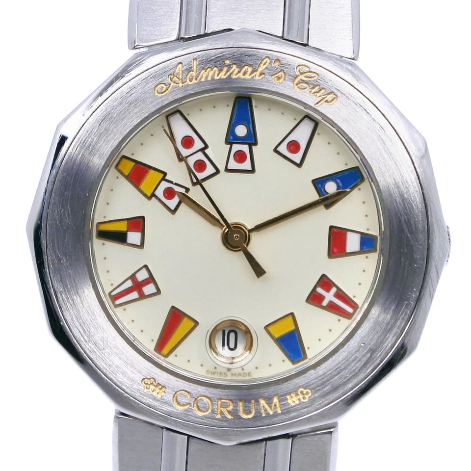 Relojes de copa CORUM Admirals 39.610.20V50B esfera marfil acero inoxidable cuarzo... Foto 1 de 4