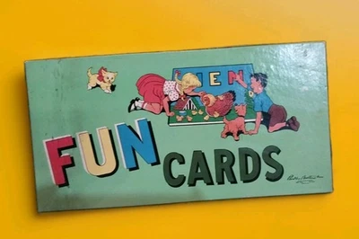 1950 Fun Cards Educational Board Game  - Image 1 of 2