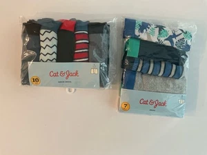 Cat & Jack Boys Underwear Bundle - Boxer Briefs & Briefs - Sizes L & M -Open Box - Picture 1 of 2