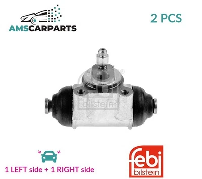 DRUM WHEEL BRAKE CYLINDER PAIR REAR 12332 FEBI BILSTEIN 2PCS NEW OE REPLACEMENT - Image 1 of 4