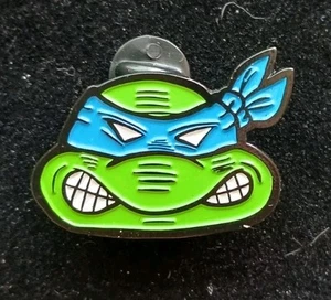 Teenage Mutant Ninja Turtles Leonardo Cartoon TMNT Custom ENAMEL PIN Sewer Cap - Picture 1 of 3