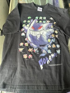 Pokemon Gengar FRUIT PINCH T-Shirt AOP Modern Vintage Bootleg Rare SIZE LARGE - Bild 1 von 5