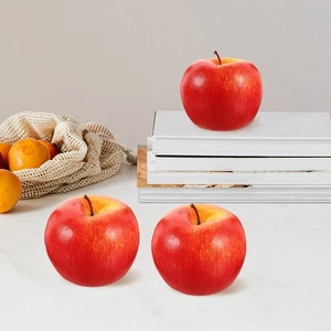 6 Pcs Simulation Apple Model Kitchen Ornaments Lifelike Fruit Decorations - Picture 1 of 12