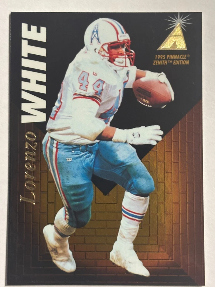 1995 Pinnacle Zenith #Z50 Lorenzo White Houston Oilers - Image 1 of 2