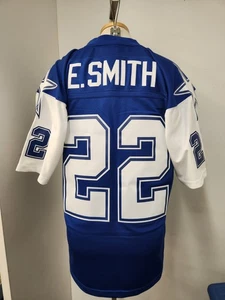Mitchell & Ness 1995 Dallas Cowboys Emmitt Smith Royal Blue/White Legacy Jersey - Picture 1 of 3