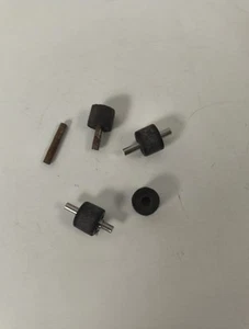 Floor Nozzle Parts Replacement Set of 4 Roller Wheels and Axles h-free 500 vacu - Picture 1 of 3