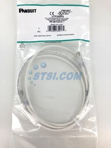 Panduit UTP28SP5 Cat6 28 AWG Network Patch Cable/Cord, 5 Ft White ~STSI - Picture 1 of 3
