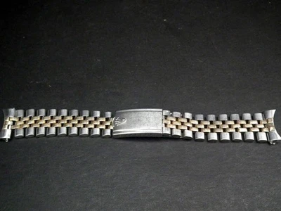 Peças de reposição ou reparo – Super raro 1960 aço e ouro maciço 14 quilates 20 mm Rolex Jubilee - Imagem 1 de 4