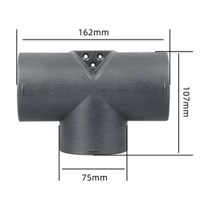 Versatile Installation Outlet Connector Car Accessories Plastic 3\" 75mm - Picture 1 of 12