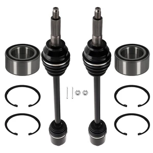 Rear Left And Right CV Joint Axles w/Bearing for Polaris Ranger XP 900 2013-2017 - Picture 1 of 11