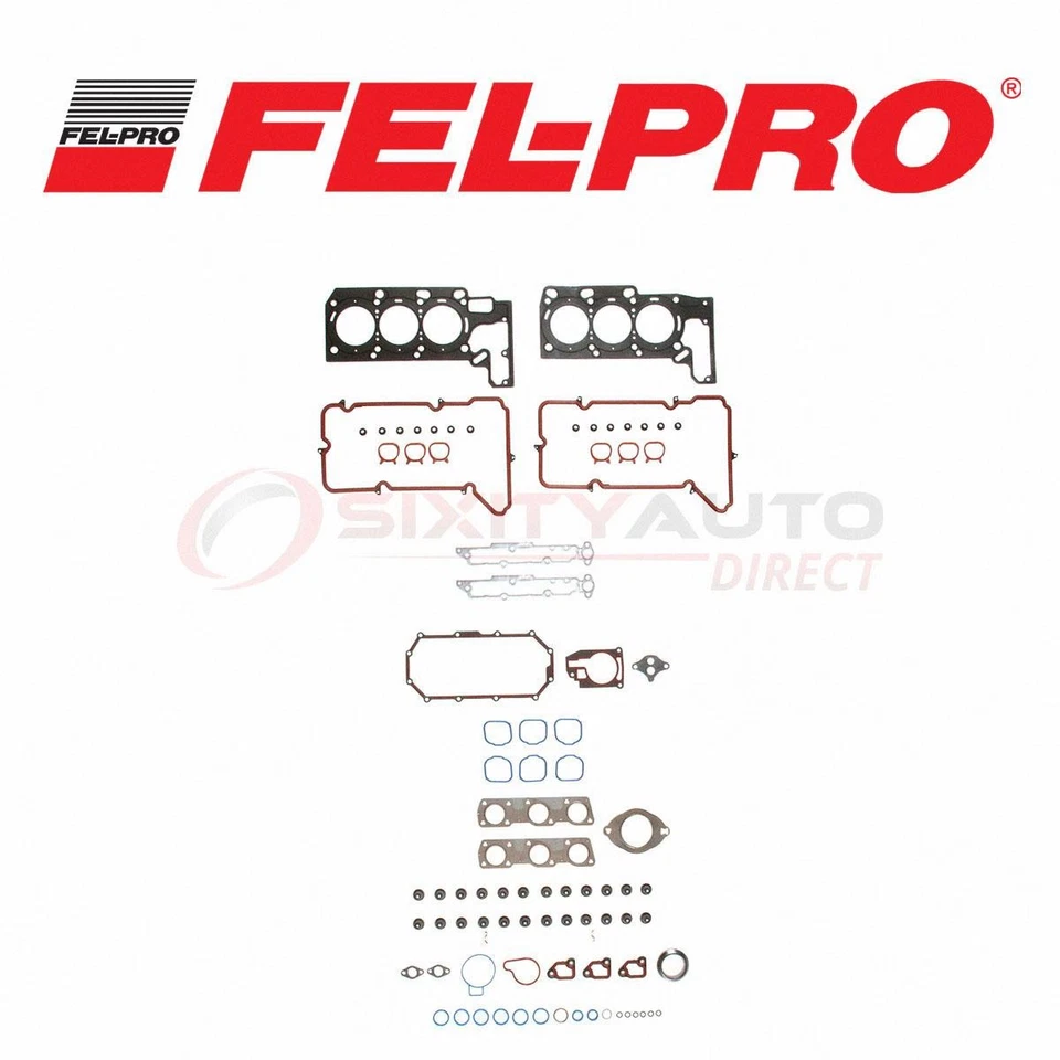 Fel-Pro Cylinder Head Gasket Set for 2001-2002 Oldsmobile Aurora 3.5L V6 - ni Foto 1 de 4