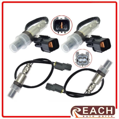 Juego de 4 sensores de oxígeno aguas arriba y aguas abajo para Hyundai Genesis 2015 2016 3,8 L Foto 1 de 4