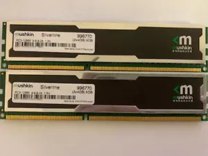 MUSHKIN Silverline 996770 8GB (2X4GB) DDR3-1333MHz PC3-10666 1.5V UDIMM - Picture 1 of 2