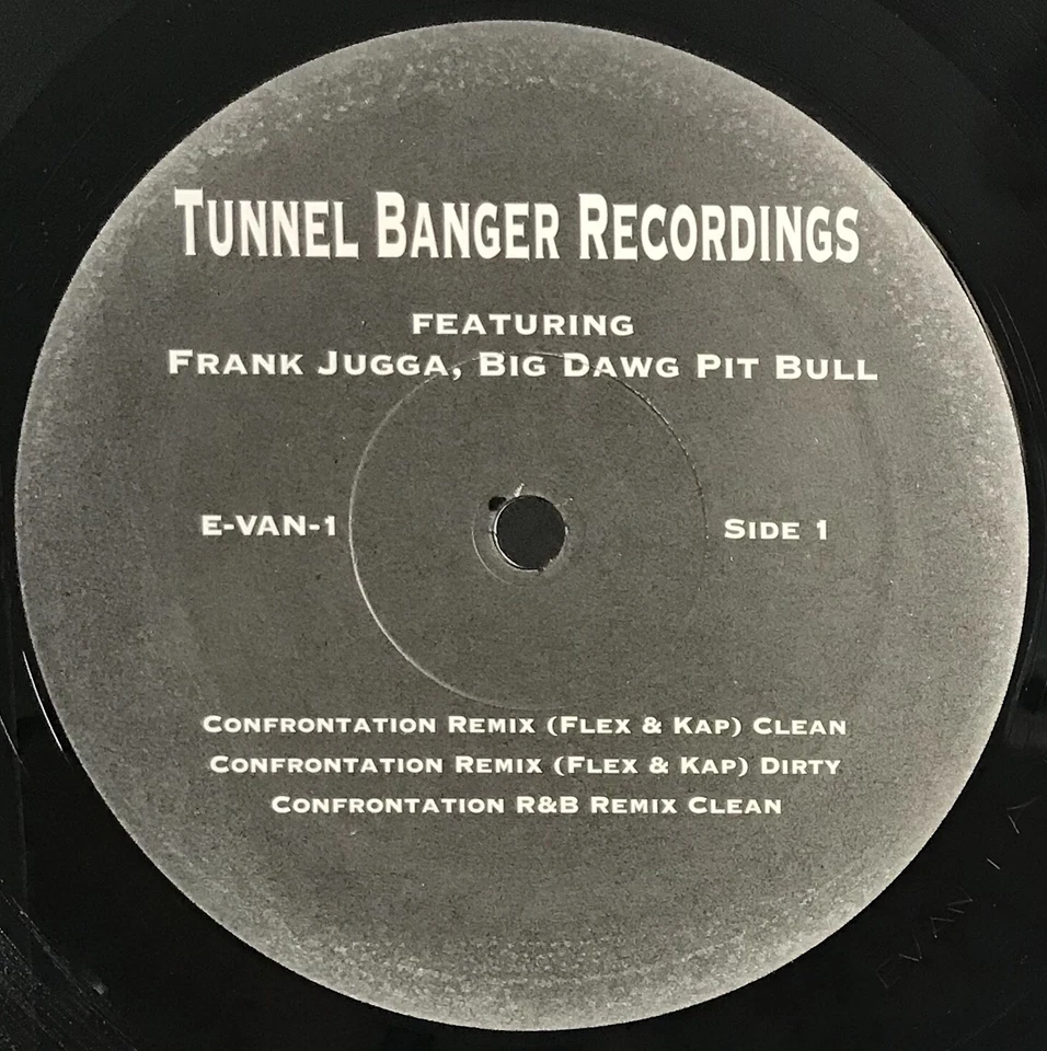 Frank Jugga, Big Dawg Pit Bull - Tunnel Banger 12” Vinyl 33 RPM EP Excellent Foto 1 de 4