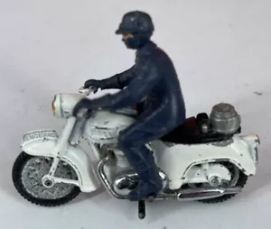 Motocicleta Britains LTD Police Patrolman Triumph Thunderbird #9697 1:32 con piloto - Imagen 1 de 6