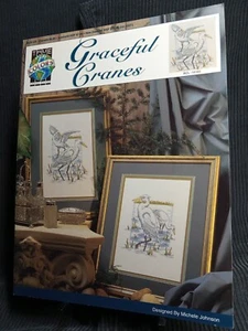 Graceful Cranes Counted Cross Stitch Pattern By Michele Johnson - Picture 1 of 2