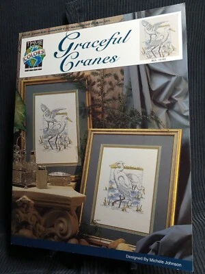 Graceful Cranes Counted Cross Stitch Pattern By Michele Johnson - Image 1 of 2