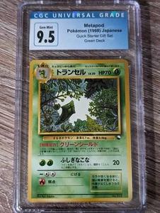 1998 Pokemon Quick Starter Red Green Deck Metapod #11 CGC Gem 9.5 10 - Bild 1 von 2